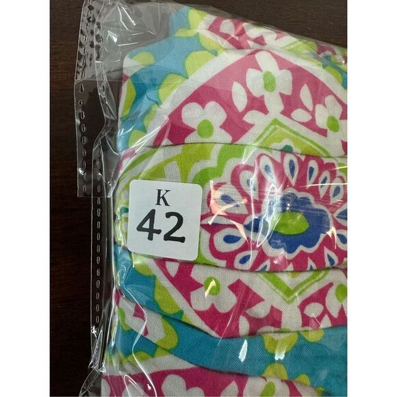 LE ZA ME MULTI-COLOR PRINT SMOCKED DRESS -12M - Picture 9 of 9